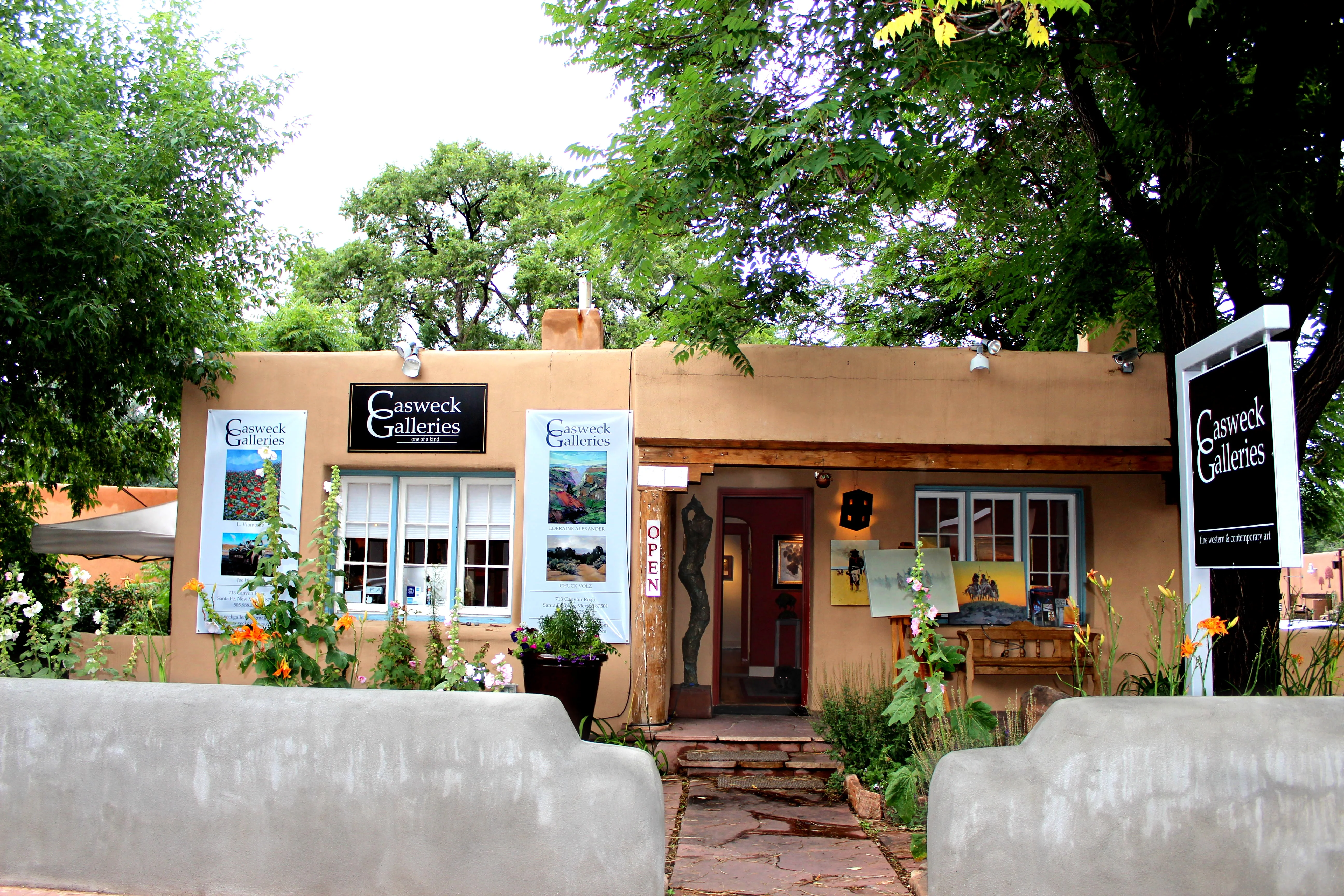 Canyon Road galleries